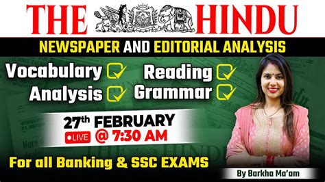 27 February 2023 The Hindu Newspaper Analysis Hindu Editorial