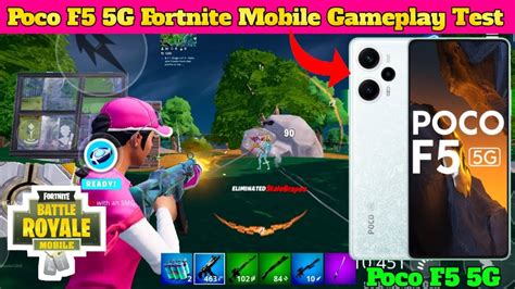 Poco F G Fortnite Mobile Gameplay Test Poco F Fortnite Test