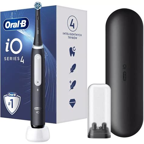 ELEKTRYCZNA SZCZOTECZKA MAGNETYCZNA DO ZĘBÓW ORAL B iO SERIES 4 CZARNA