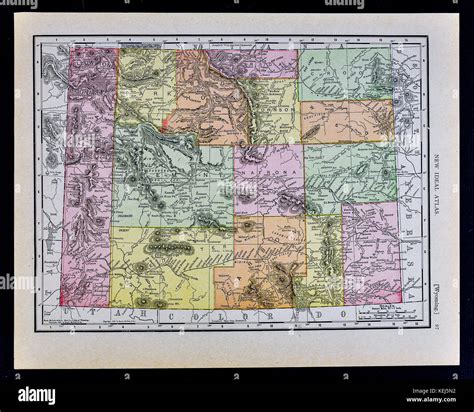 Map Of Douglas Wyoming Hi Res Stock Photography And Images Alamy