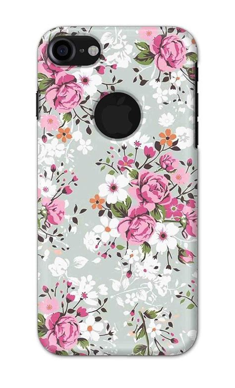 Oye Stuff Flowers Printed Designer Slim Hard Back Cover Case For Iphone