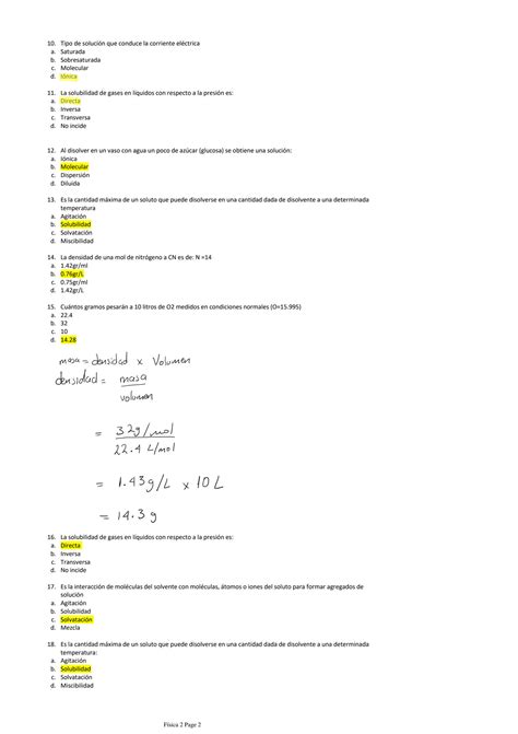 Solution Cuestionario Qu Mica Studypool