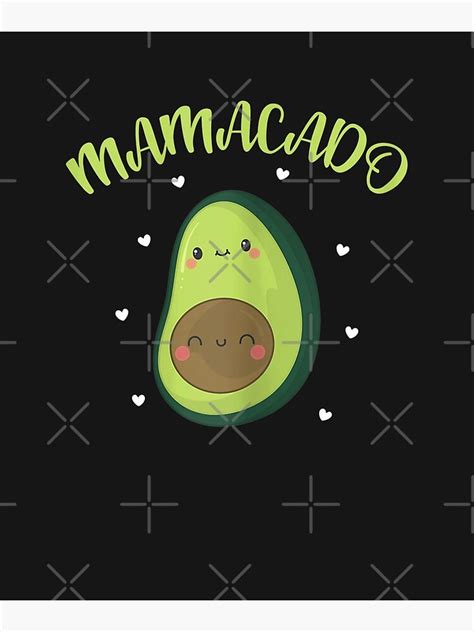 Womens Mamacado Avocado Pregnant Mom Pregnancy Avo Photographic Print