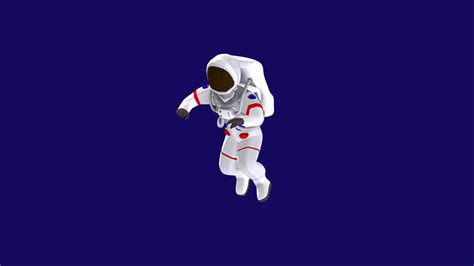 Astronaut floating in space - Download Free 3D model by nitwit.friends ...