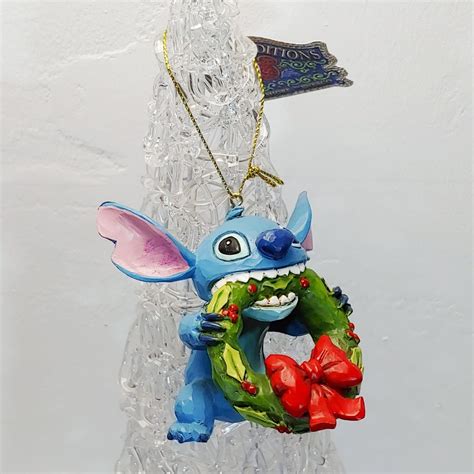 Stitch Ornamento Colgante Jim Shore Colecciones De Disney