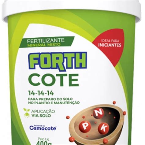 Fertilizante Forth Cote Osmocote 14 14 14 Classic 3 Meses Forth 400 G