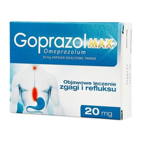 Goprazol Max 20 mg kapsułki dojelitowe twarde 14 szt