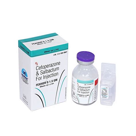 Cefoperazone Gm Sulbactam Mg Injection Vertex India Healthcare