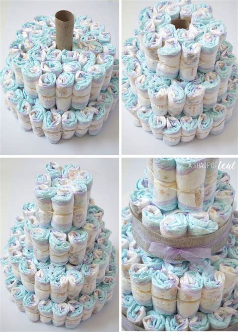 How To Make A Baby Shower Diaper Cake Artofit