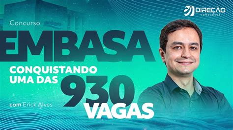 Concurso Embasa Conquistando Uma Das Vagas Erick Alves Youtube