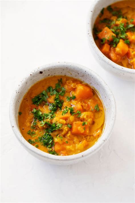 Easy Curried Sweet Potato Lentils The Full Helping