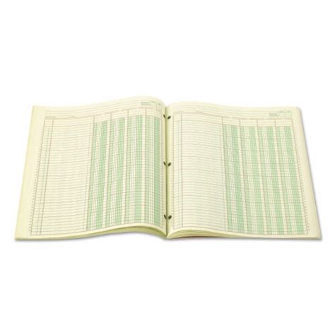 Wilson Jones Accounting Pad Four Eight Unit Columns Two Sided Letter