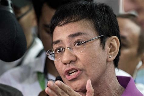 Philippine Journalist Maria Ressa One Of Dutertes Fiercest Critics