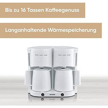 Severin Duo Filterkaffeemaschine Mit Thermokanne Kaffeemaschine F R