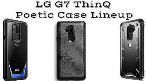 LG G7 ThinQ Poetic Case Lineup Guardian Revolution Karbon Shield