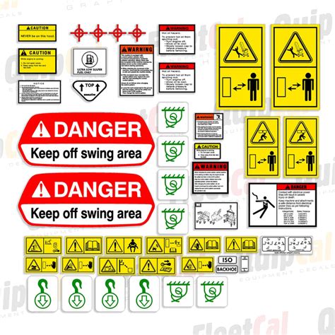 Equipment Safety Decals – Truck and Equipment Decals