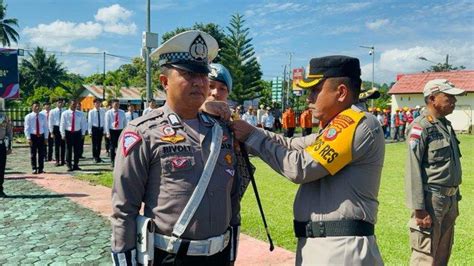 Kapolres Minsel Akbp Feri Sitorus Tekankan Beberapa Hal Saat Apel