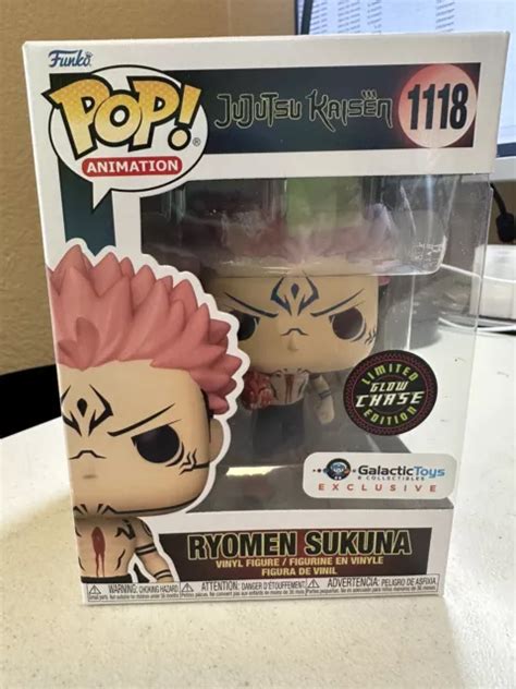 CHASE FUNKO POP Jujutsu Kaisen RYOMEN SUKUNA 1118 GITD Galactic Toys