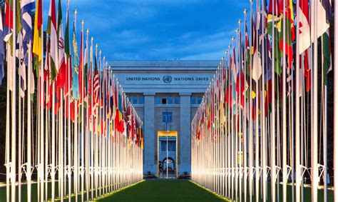 Suisse Visite Privée Du Palais Des Nations Onu