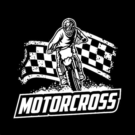 Premium Vector Motocross Vector Logo Motocross Freestyle