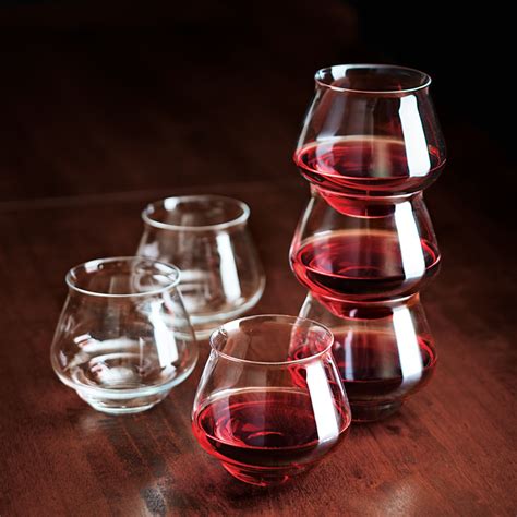 Stackable Italian Wine Glasses