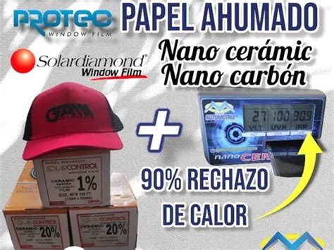 Papel Ahumado Nano Cer Mic Original Para Veh Culos Oficina Mercadolibre