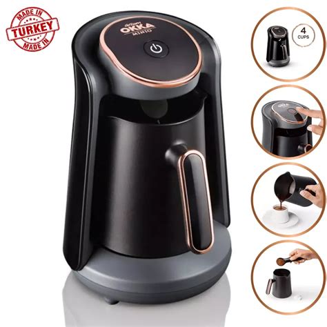 Arzum Okka Minio Automatic Turkish Coffee Machine Cups Capacity Ml