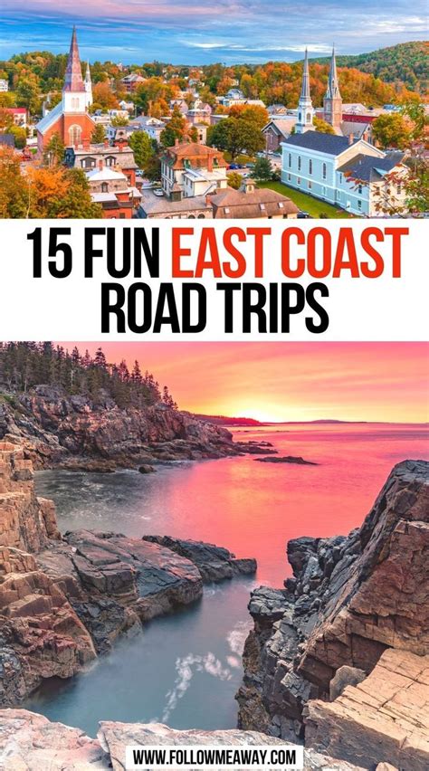 15 Fun East Coast USA Road Trips For Your Bucket List East Coast Road