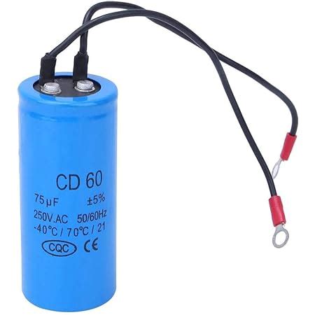 Condensateur De Fonctionnement CD60 250 V AC 50 UF 50 60 Hz Pour