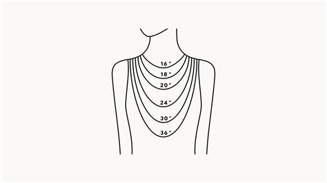 Necklace Size Guide And Length Charts Tiffany And Co