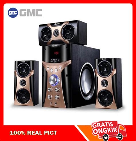 Speaker Aktif Bluetooth Gmc D Multimedia Subwoofer Bass Inch