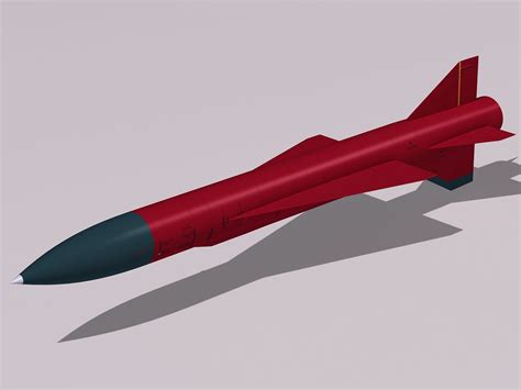 Kh-22 missile. 3D Model $65 - .max .3ds .fbx .obj - Free3D