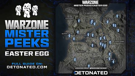 Warzone Mister Peeks Easter Egg Locations Rewards More Mw Season