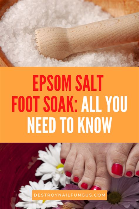 How Much Epsom Salt For Foot Soak Your Guide To Healthy Feet