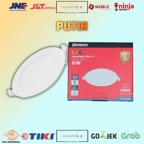 Jual DOWNLIGHT LED SLIM 4 INCH KRISBOW 6 INCH KRISBOW LAMPU LED