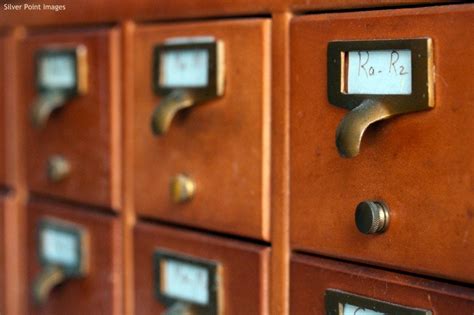 Vintage Card Catalogs At The Library And How We Used Them Click