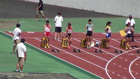 2016 茨城県高校新人陸上 水戸地区女子100m準決勝1組 Youtube