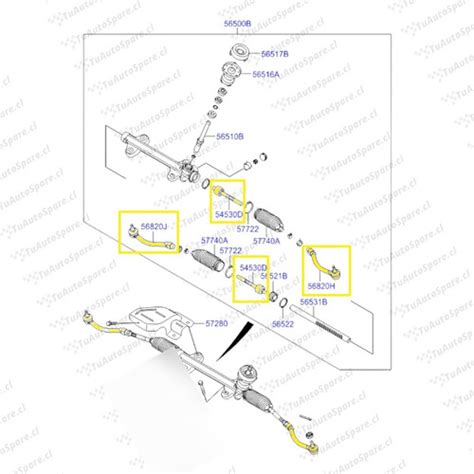 Kit Terminales Axiales Direccion Hyundai I Cuotas Sin