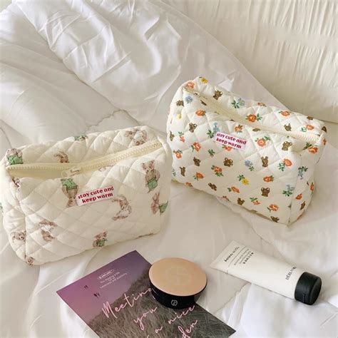 Jual Tas Kosmetik Travel Bag Pouch Make Up Aesthetic Tas Make Up