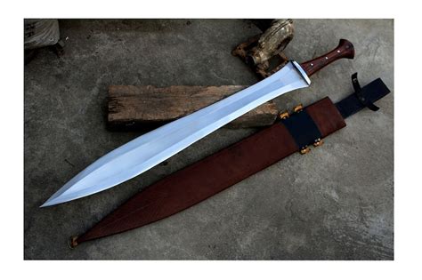 Inches Blade Large Xiphos Sword Greek Xiphos Hand Forged Etsy