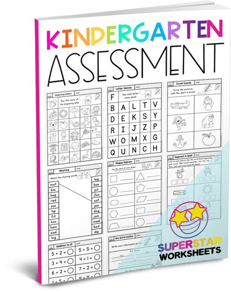 Print This Free Kindergarten Assessment Pack To Use As End Of The Year Testing Kindergarten