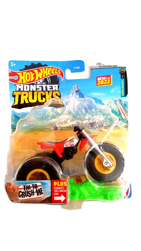 2022 HOT WHEELS MONSTER TRUCKS TRI TO CRUSH ME NEW MODEL TRIKE 3