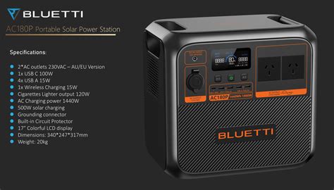 Bluetti Ac180p 1800w 1440wh Power Station Dg Phaser Fpv