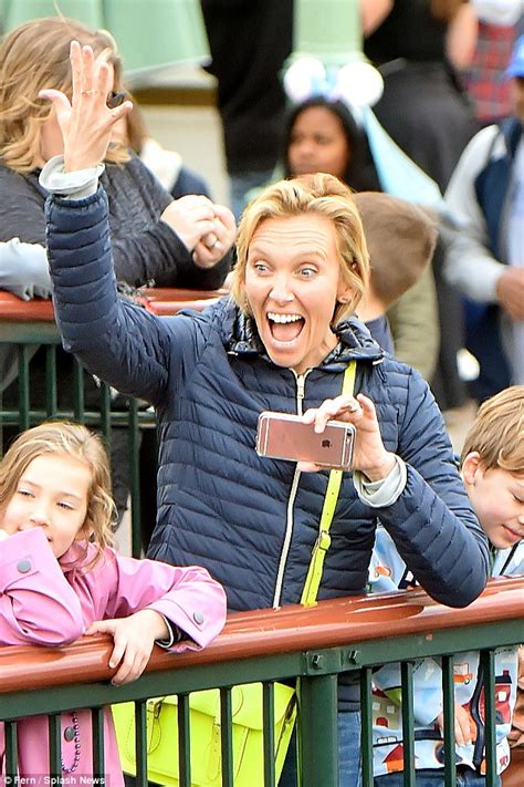 Toni Collette And Dave Galafassi Take Son Arlo And Daughter Sage To Disneyland Daily Mail Online