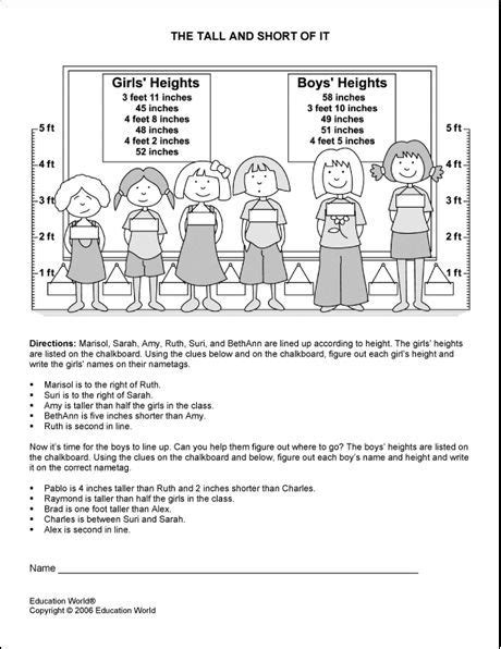 Education World Printable Critical Thinking Skills Worksheets And More