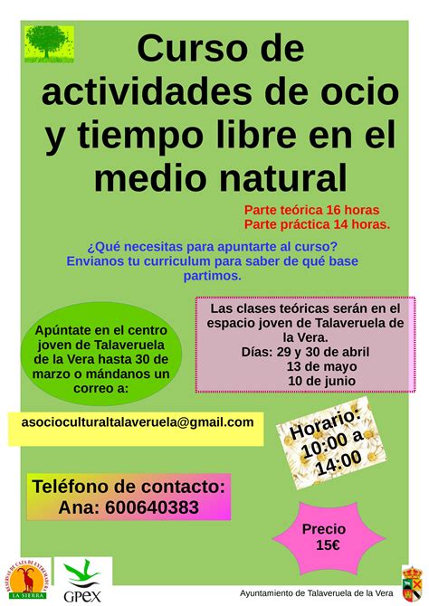 Curso De Actividades De Ocio Y Tiempo Libre En El Medio Natural