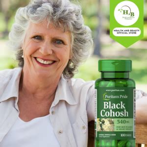 Puritans Pride Black Cohosh 540mg 100 Capsules Health And Beauty