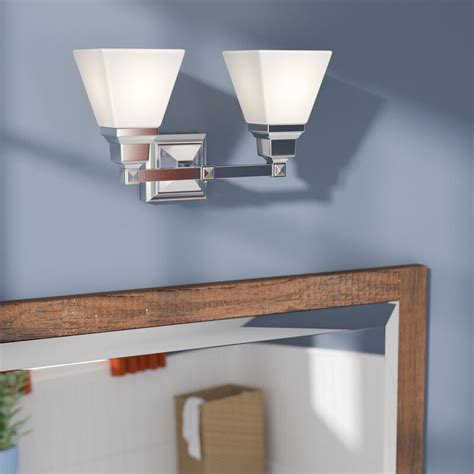 Lark Manor Mathias 2 Light Dimmable Vanity Light Reviews Wayfair