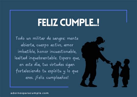 25 Frases de cumpleaños para militares