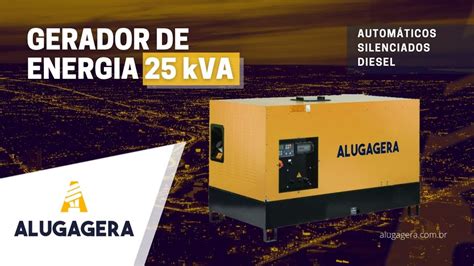 Gerador Energia 25 KVA